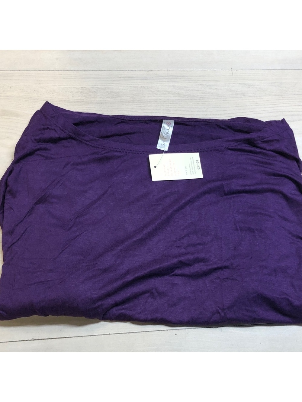 Women's Deep Purple Long Sleeve Tee by Simlu #C65